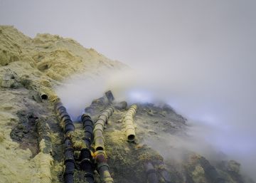 La belleza del volcán letal