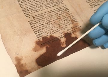 La sangre del revolucionario Marat desvela su agonía 200 años después