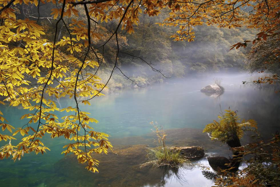 jardines otoño españa