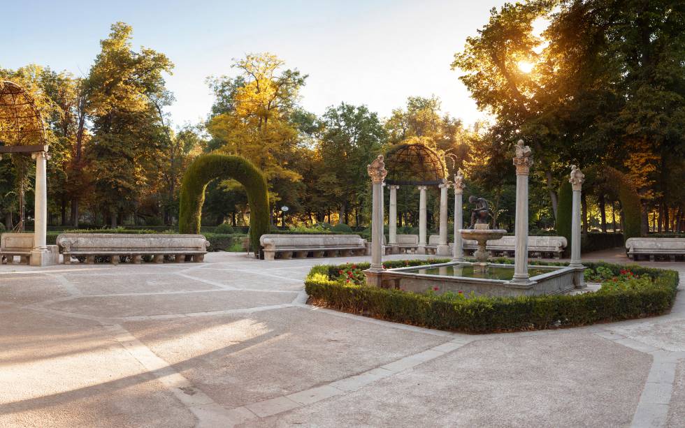 jardines otoño españa