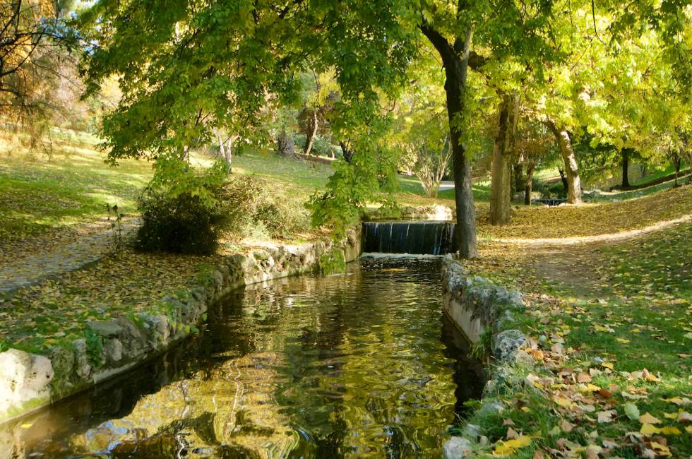 jardines otoño españa