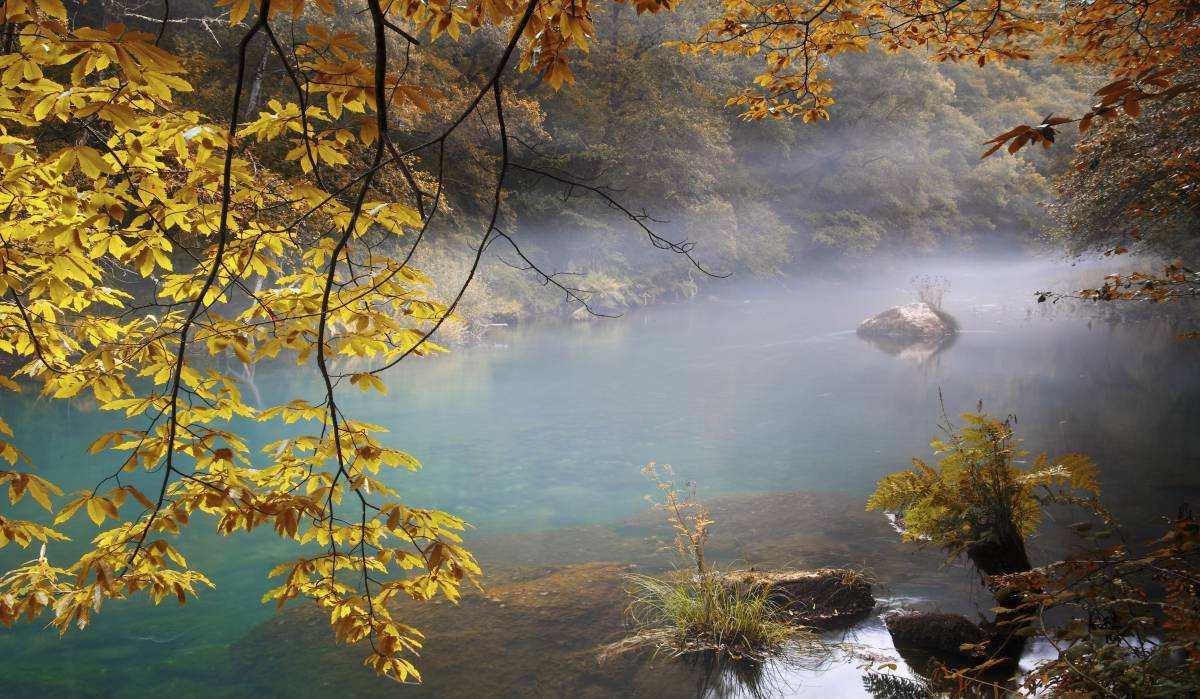 jardines otoño españa