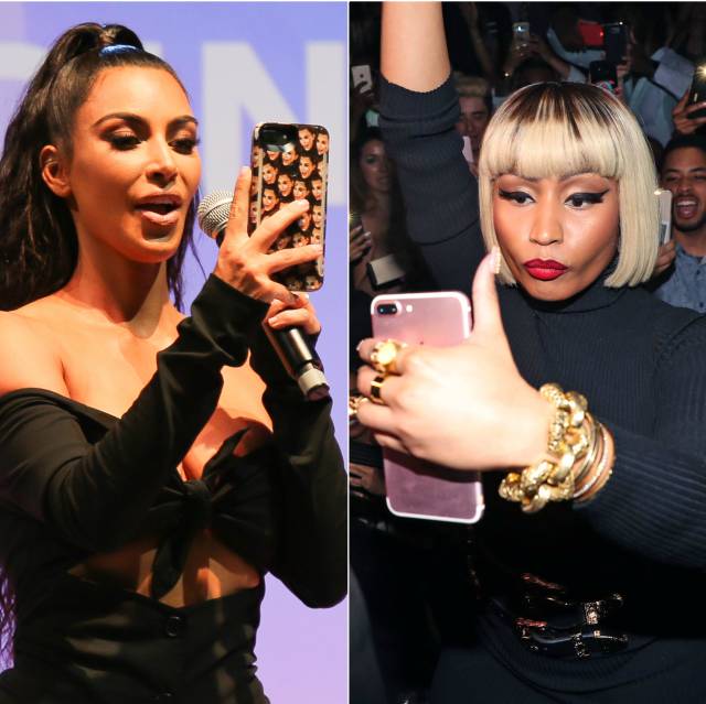 Kim Kardashian y Nicki Minaj.