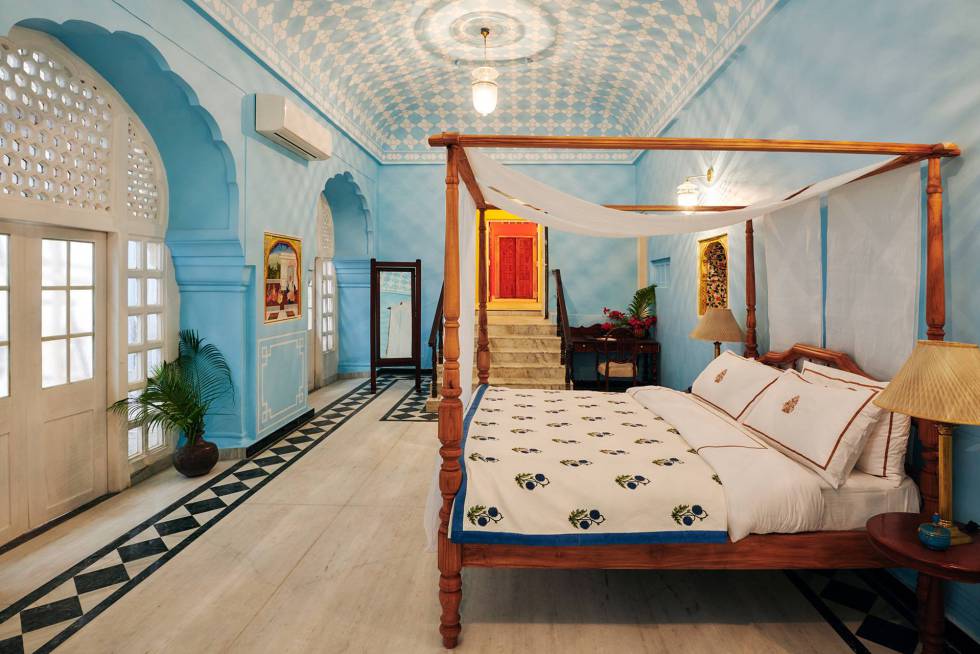 La suite de palacio que alquila el Maharajá de Jaipur en Airbnb.rn