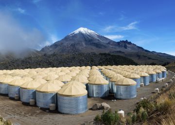 Un vigilante de estallidos cósmicos en la ladera de un volcán mexicano