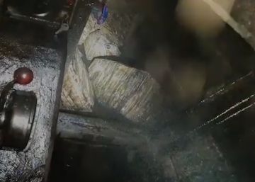 Así es el interior del ‘narcosubmarino’ interceptado en Galicia Así es el interior del ‘narcosubmarino’ interceptado en Galicia