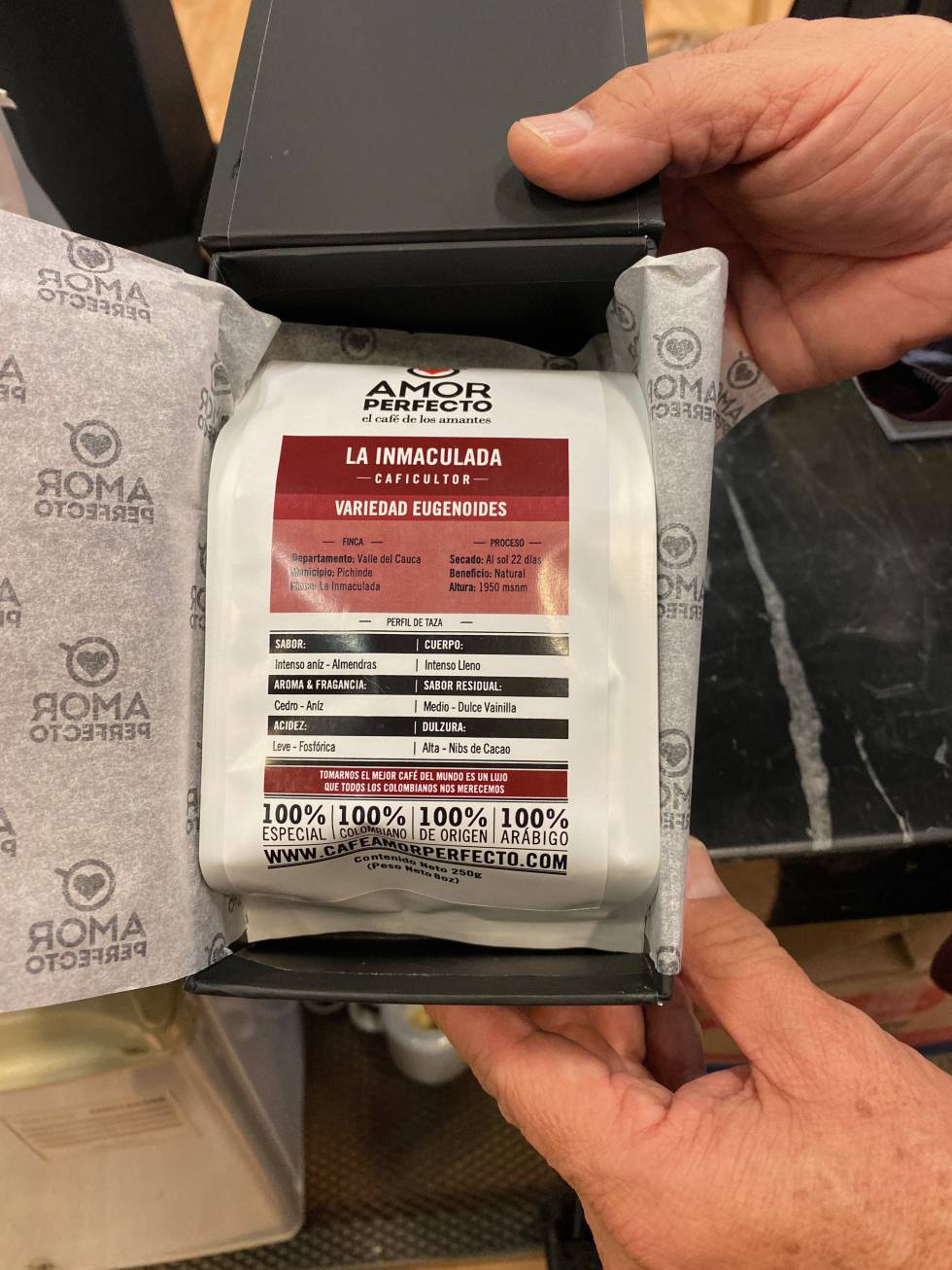 Amor Perfecto, cafés excelentes con carné de identidad