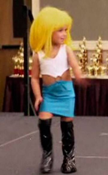 Captura del momento del programa 'Toddlers and tiaras'.
