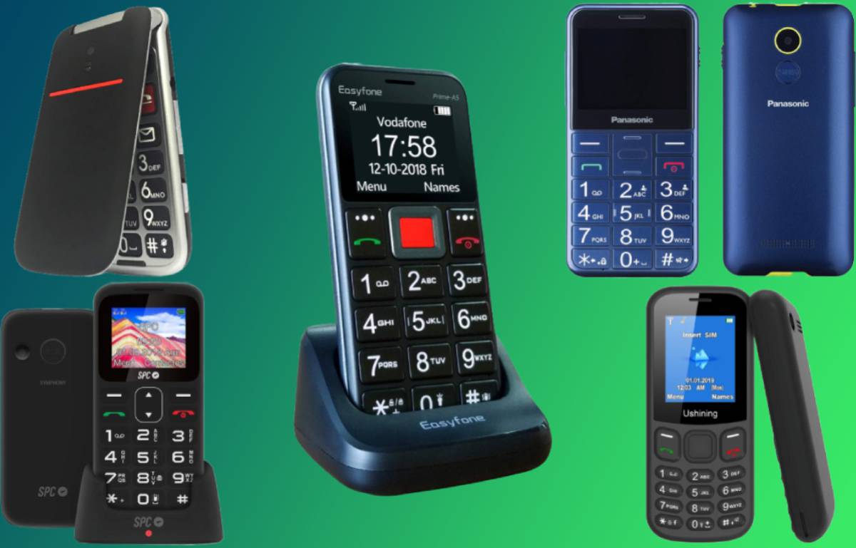 Los mejores teléfonos móviles para personas mayores por menos de 50 euros