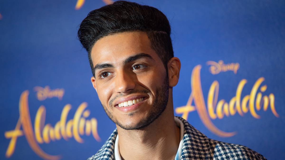 Massoud, en el estreno en mayo de 'Aladdin', en Londres.