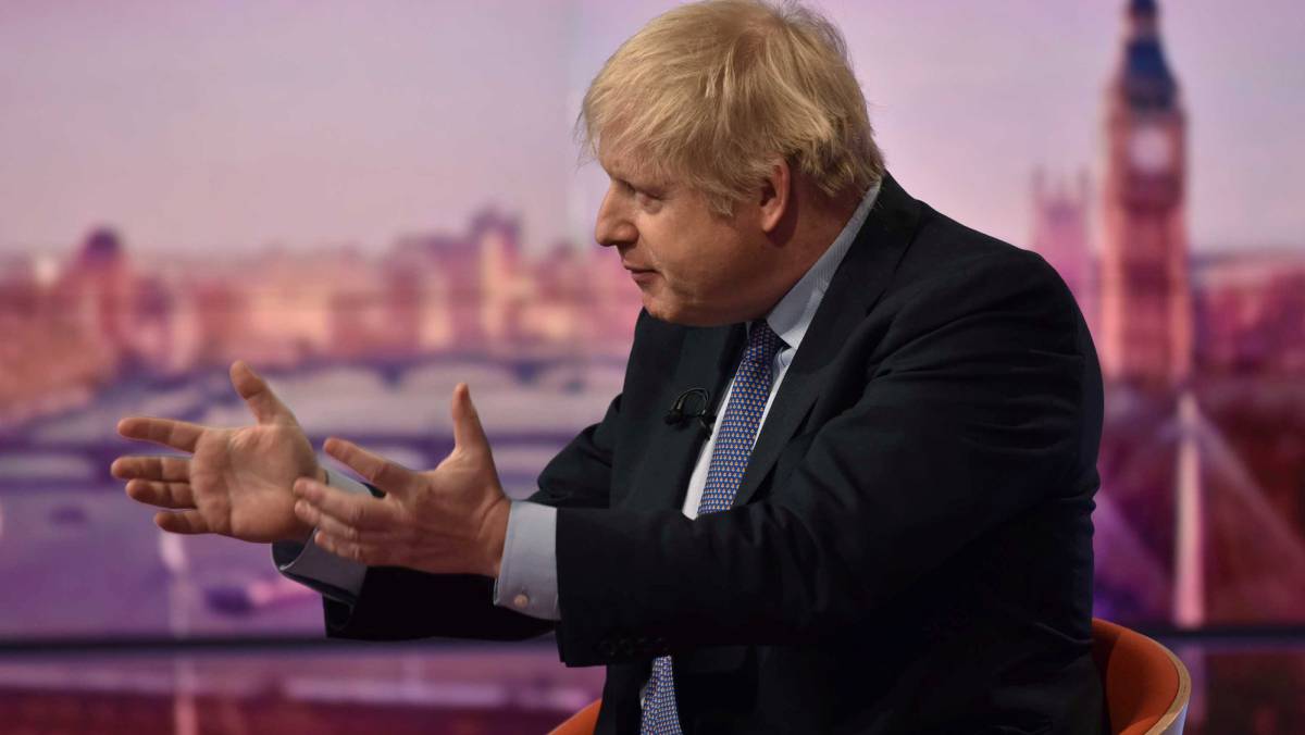 Johnson, en una entrevista en la BBC.