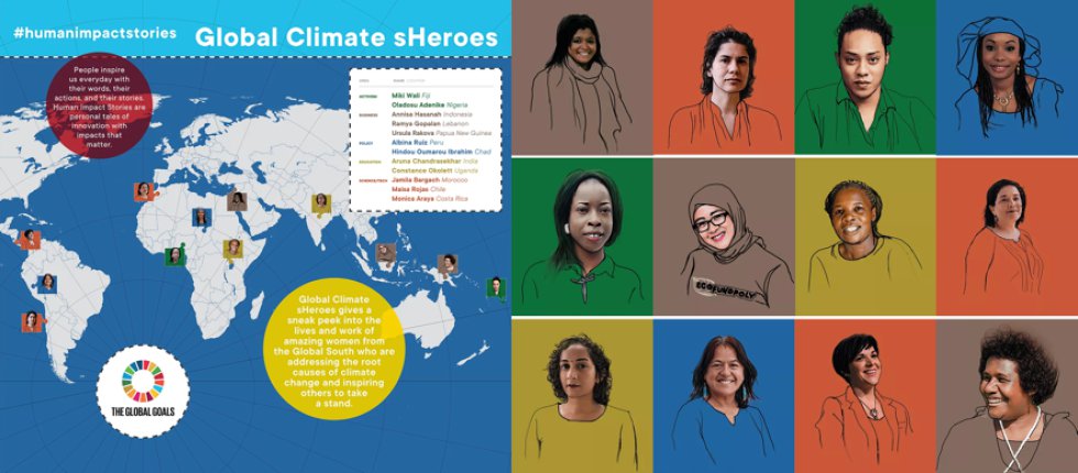 12 mujeres contra el cambio climático
