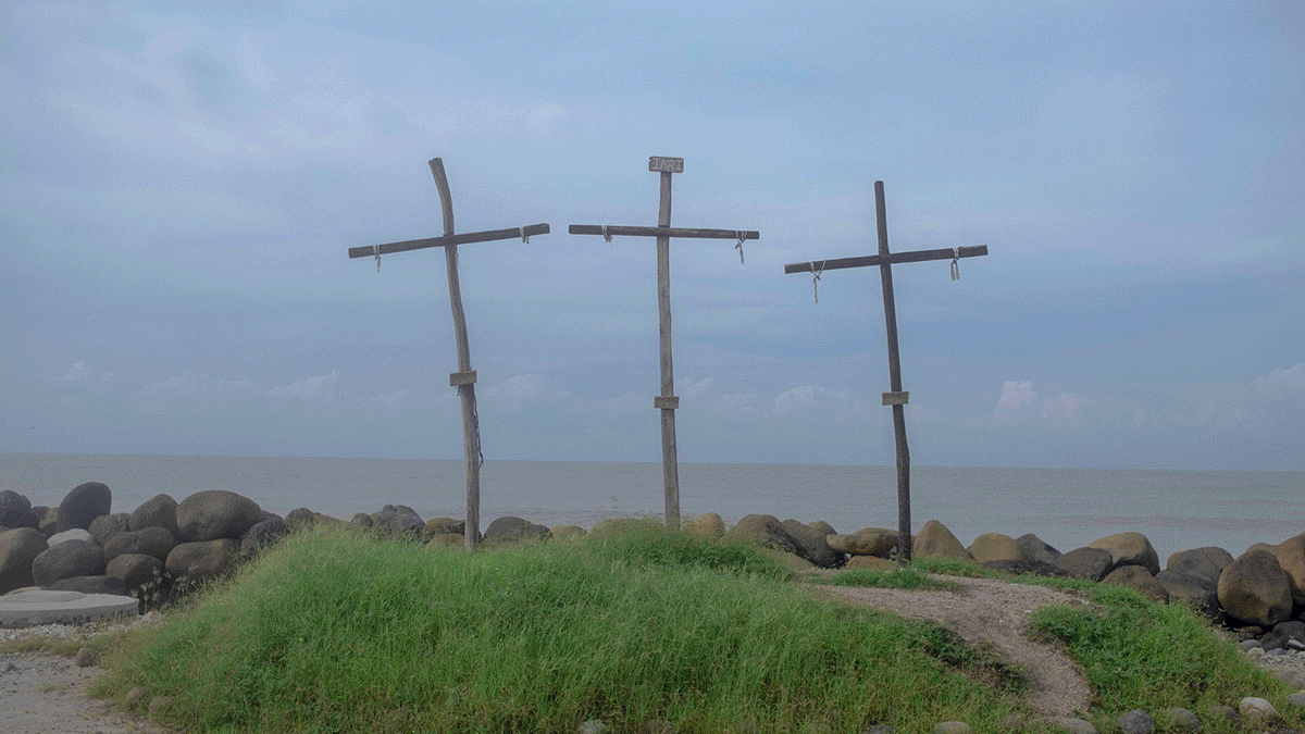 Costa del Pacífico en la frontera entre México y Guatemala.