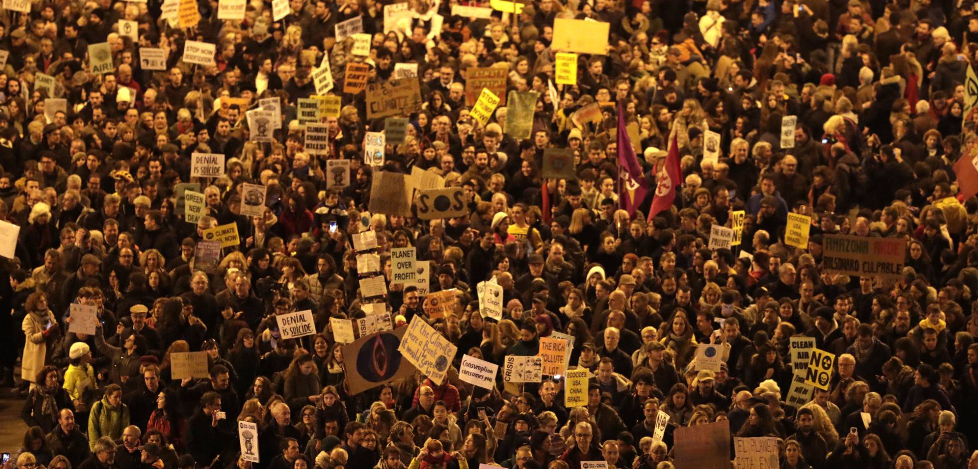 In photos: Climate change march in Madrid