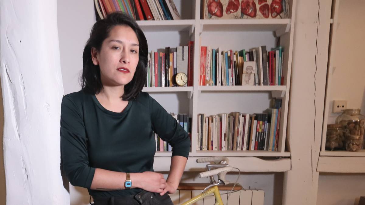 Arelis Uribe, en octubre de 2019, en Madrid.