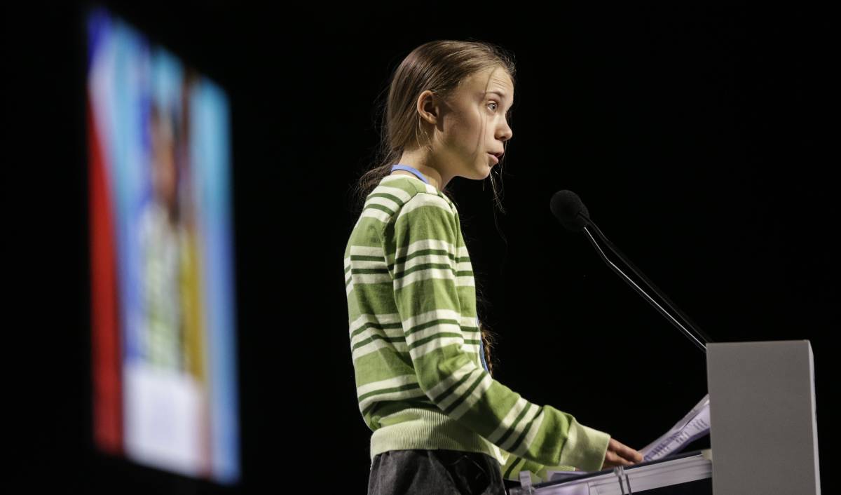 Greta Thunberg, este miércoles en la COP25.
