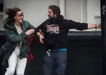 El temporal de viento y lluvia en la Península, en imágenes