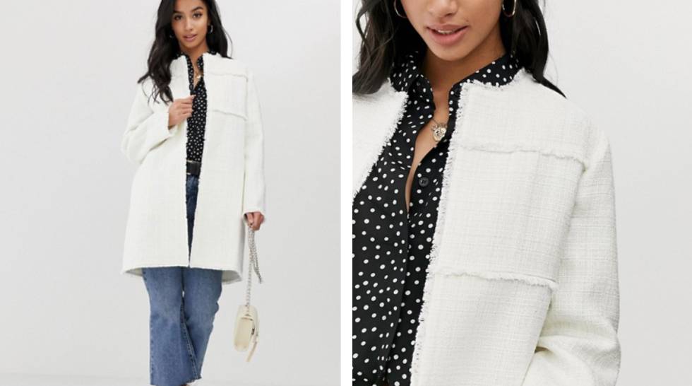 15 abrigos blancos baratos como el de Dulceida para Primark