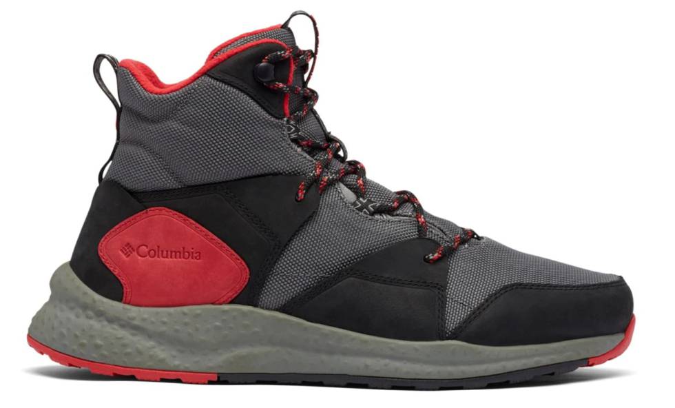 La silueta de la bota SHFT de Columbia Sportswear revela la tradición montañera de la marca.