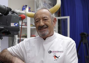 Karlos Arguiñano: “Con los pantalones puestos, la única forma de gozar es comiendo”