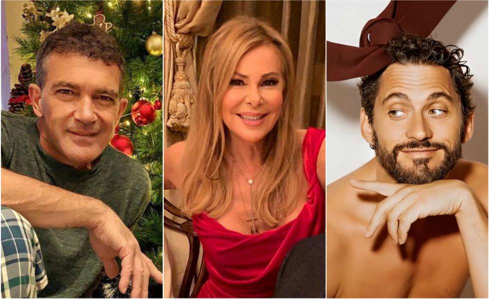 famosos en navidad