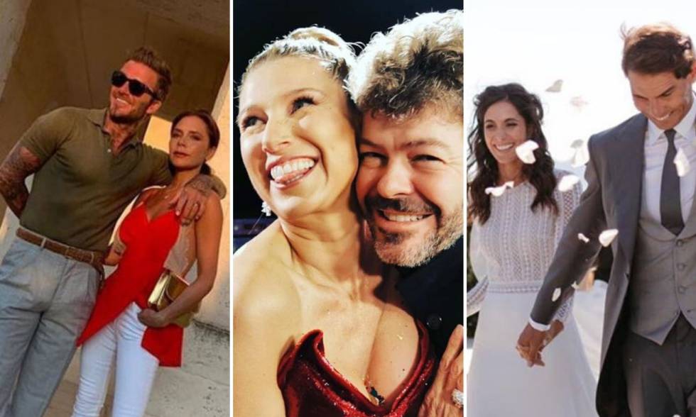 Los Beckham, Anne Igartiburu y Rafa Nadal.