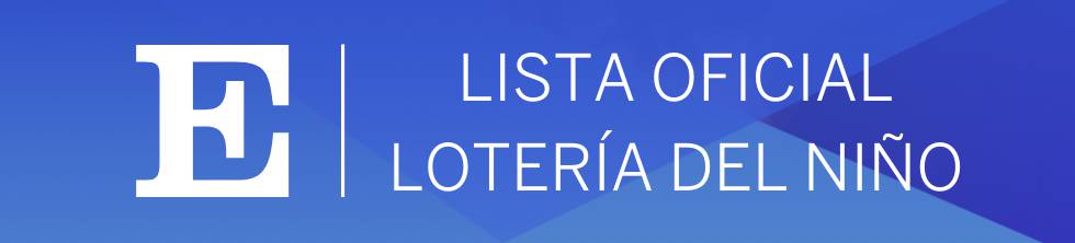 Lista Oficial Loteria del Niño