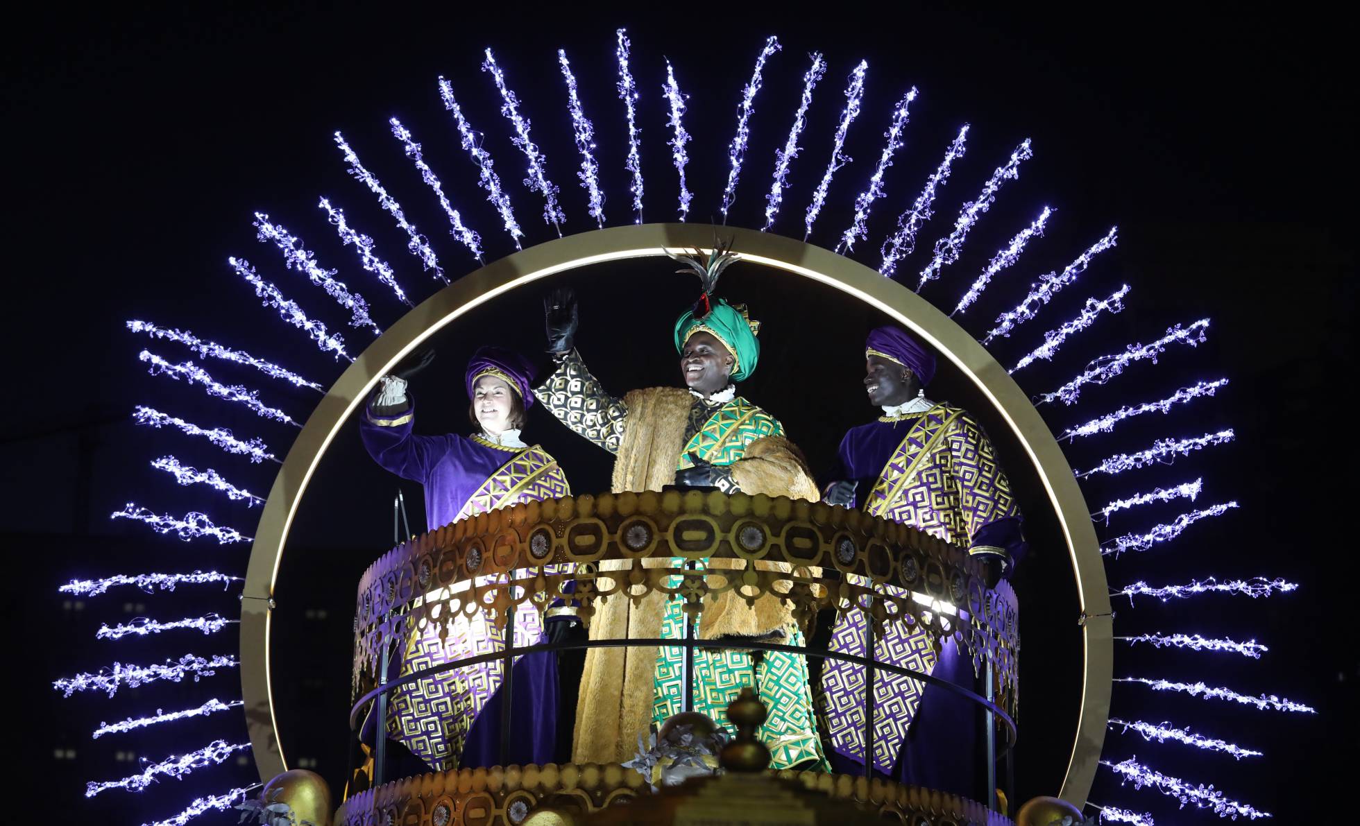 Baltasar, durante la cabalgata de Madrid.