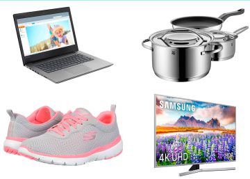 Un portátil Lenovo, un televisor Samsung, una batería de cocina WMF y otras ofertas de la semana