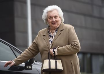 La Infanta Pilar de Borbón, en un Madrid, en abril de 2018.