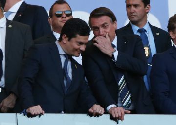 Dos fotos intrigantes sobre el duelo entre Bolsonaro y Moro