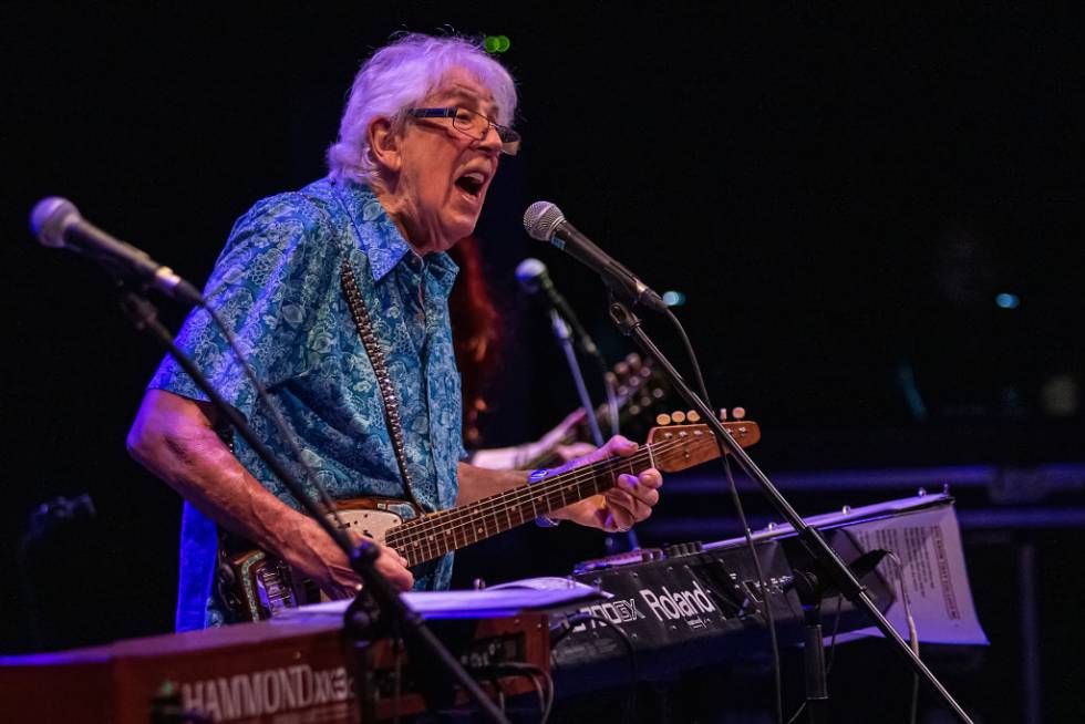 John Mayall durante una actuación el pasado octubre de 2019 en Málaga.