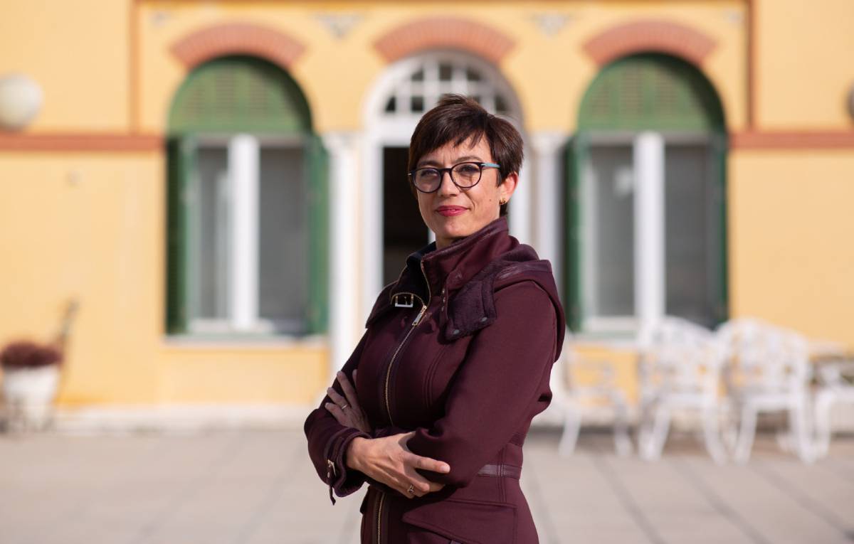 María Gámez, este viernes en Málaga.