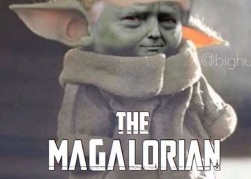 Los partidarios de Trump intentan hacerse con Baby Yoda
