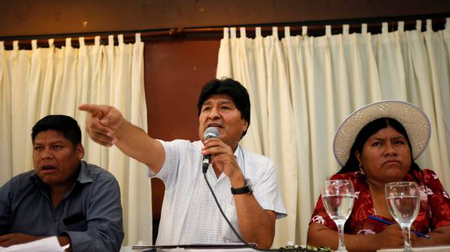 Evo Morales, en Buenos Aires.