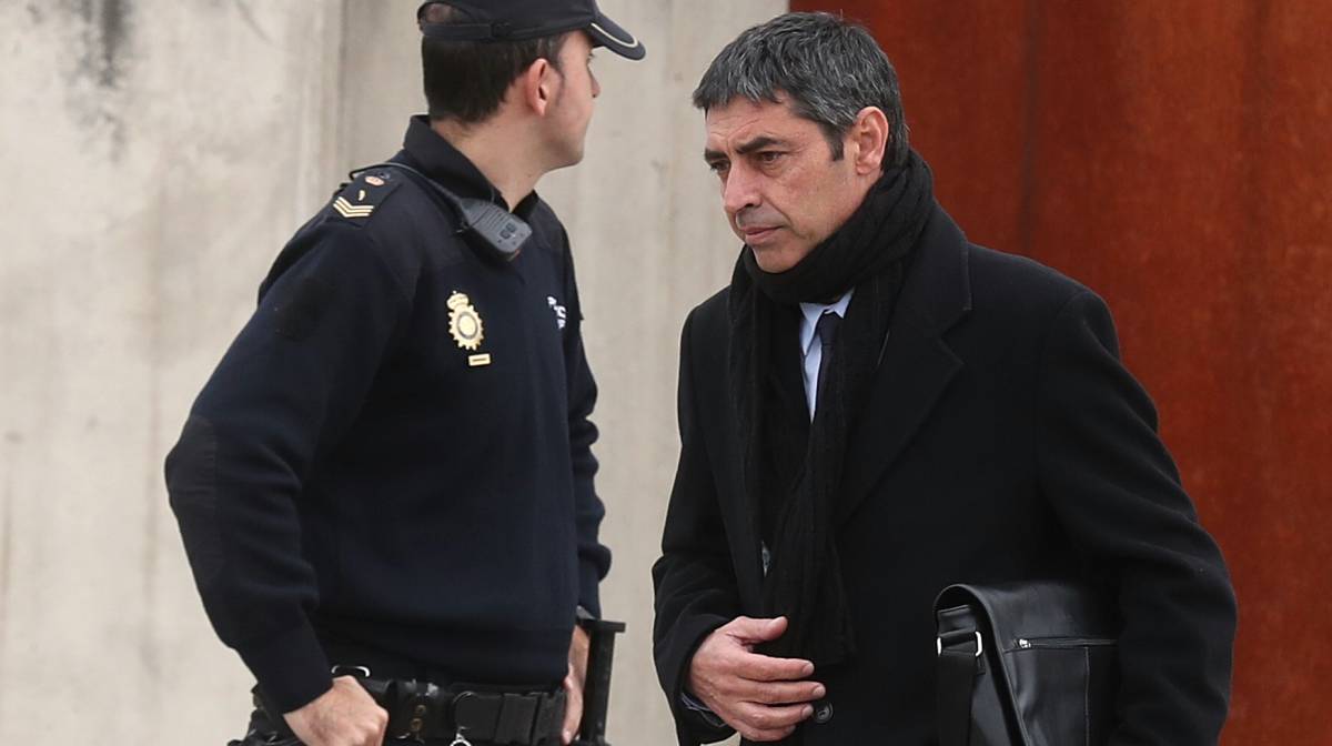 Trapero, en la Audiencia Nacional.