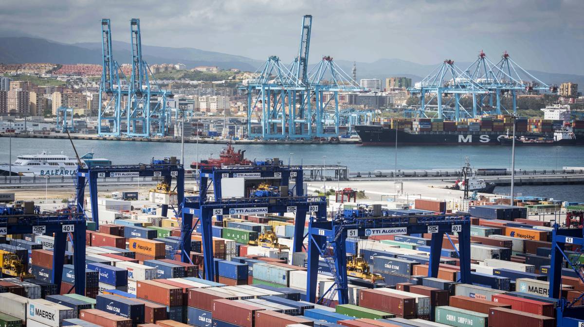 Puerto de Algeciras (Cádiz).