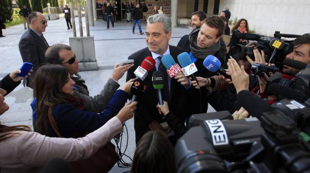 Rodríguez, tras prestar declaración por conducir ebrio en 2013.