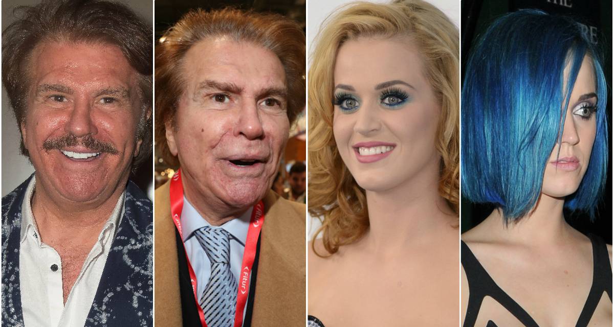 Edmundo 'Bigote' Arrocet y Katy Perry.