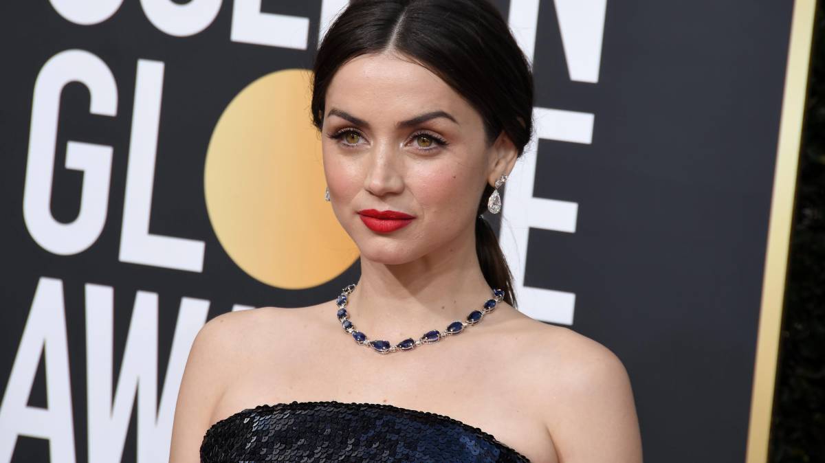 Ana de Armas, en los Globos de Oro, el 5 de enero.