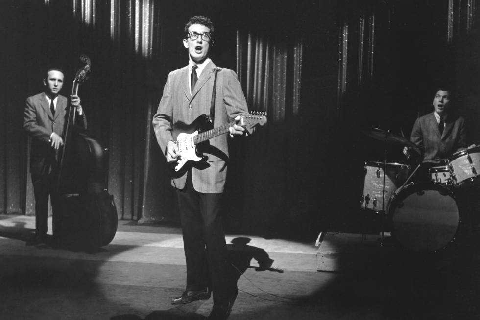 Buddy Holly & The Crickets en 1958.