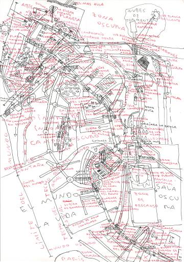 El artista con discapacidad intelectual que, al no poder viajar, pinta mapas de memoria