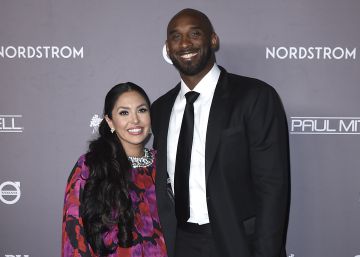 Kobe Bryant y su esposa Vanessa en noviembre de 2019.