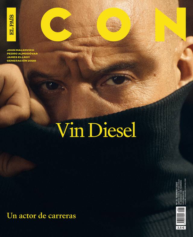 Vin Diesel, un hombre de acción, en la portada de ICON