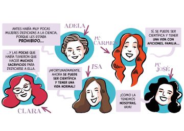 Hombre con bata y pelo alborotado: el referente científico que hay que cambiar