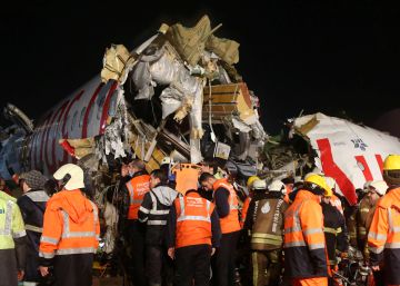 El accidente del avión de Pegasus Airlines, en imágenes