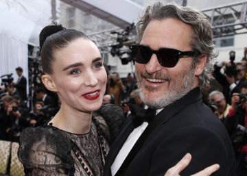 Joaquin Phoenix y Rooney Mara, de cena vegana después de los Oscar