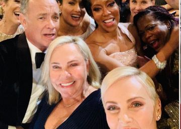 Charlize Theron, fotógrafa del nuevo gran selfi de Hollywood