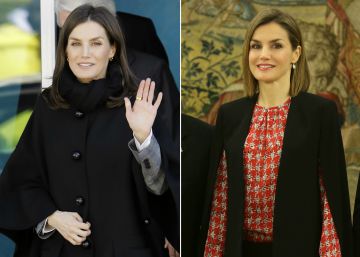 La capa, la prenda de abrigo favorita de doña Letizia para el frío