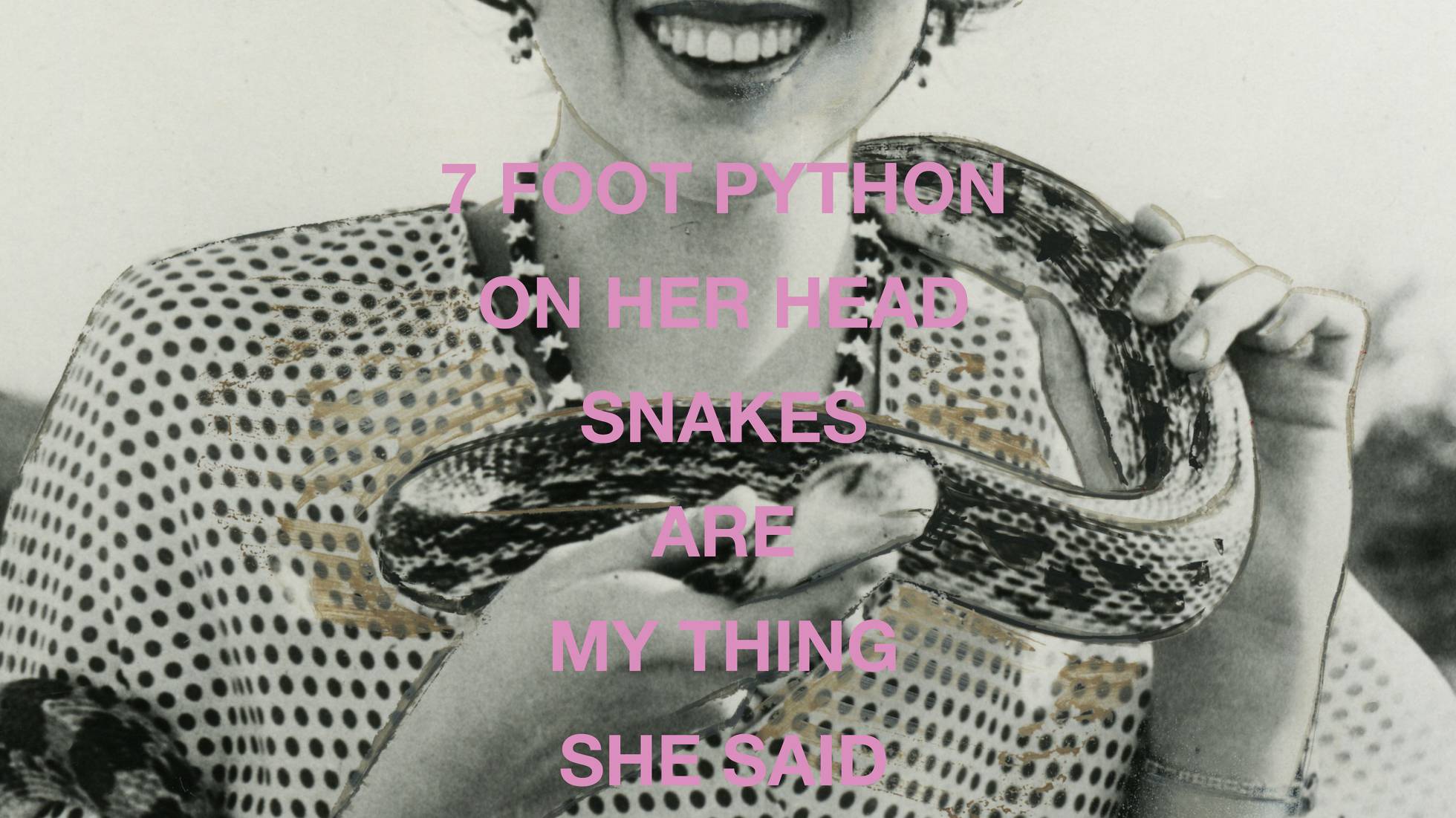 De la series Snake, 2017. Yesterday's News, Today. Heidelberger Kunstervein